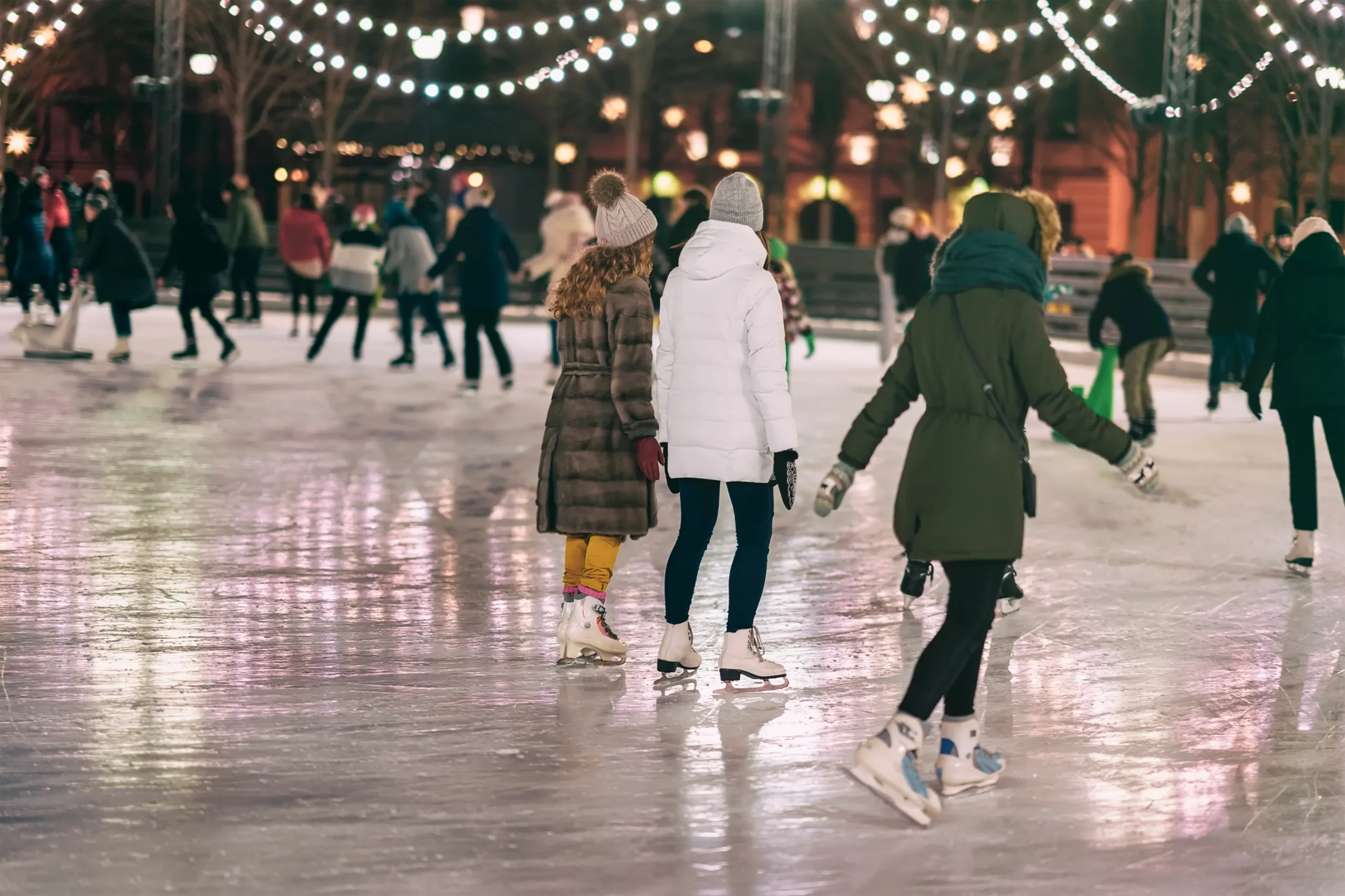 Stock image of an ice skating rink