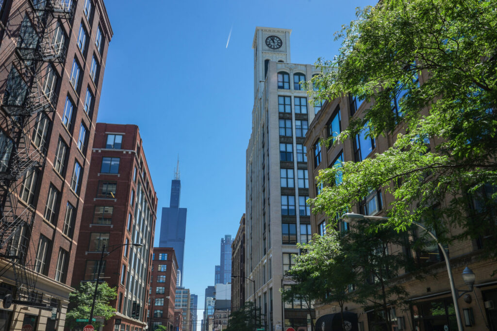 Street view of Tailor Lofts student apartments